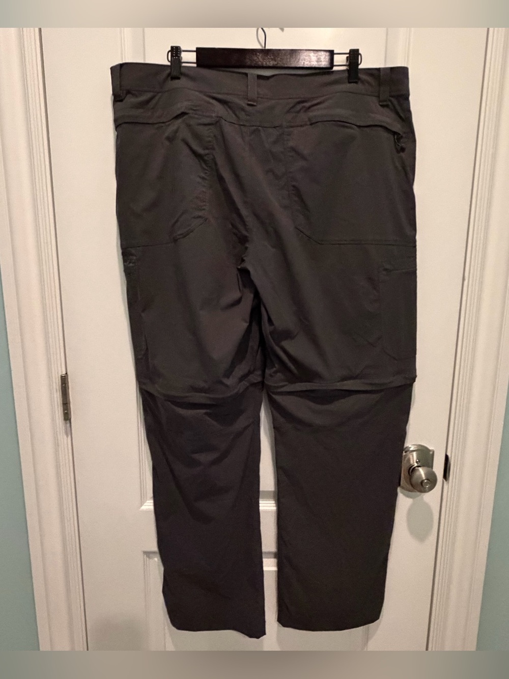 LL Bean Men’s Convertible Zip-Off Hiking Outdoor Pants Size 40/32 Nylon Spandex - Picture 6 of 10